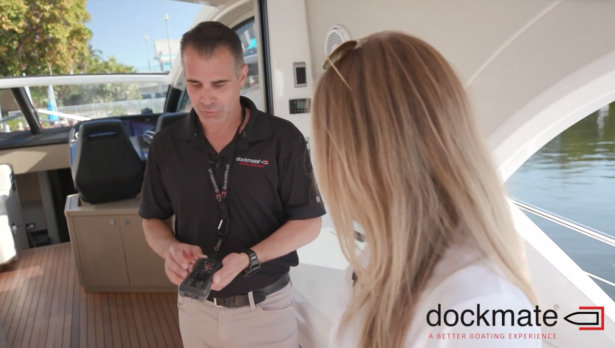 Dockmate with International Yacht Broker Association's Heather O'Keefe!